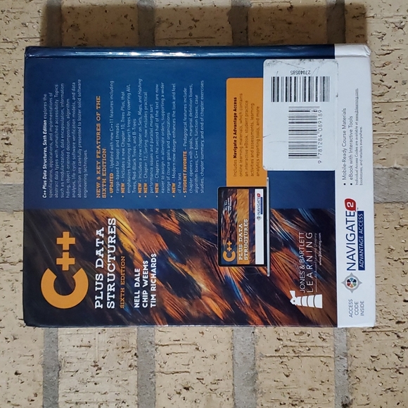 C++ Plus Data Structures Sixth Edition by Nell Dale, Chip Weems, Tim Richards - Picture 2 of 2